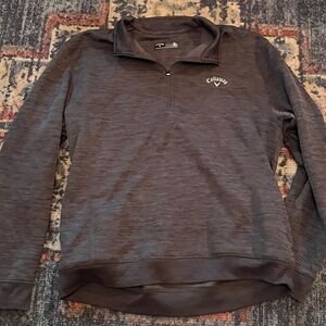 Callaway Charcoal Quarter-Zip Jacket